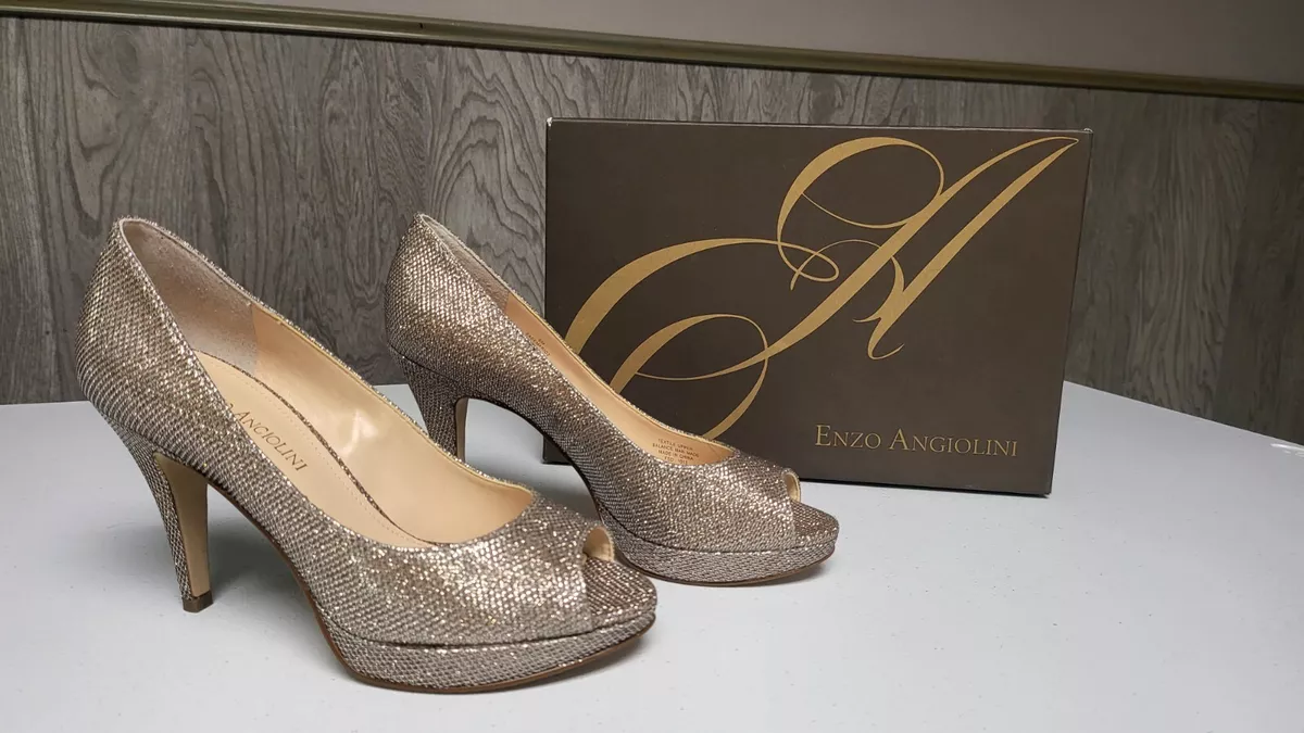 Enzo angiolini sales gold heels