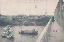 INDOCHINA Tonkin Haiphong mataderos años 1910 PC