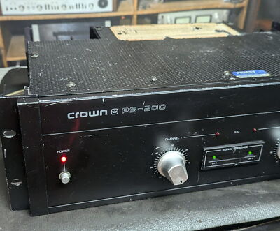 Crown Stereo Power Amplifier Ps-200 PS200 for sale online | eBay