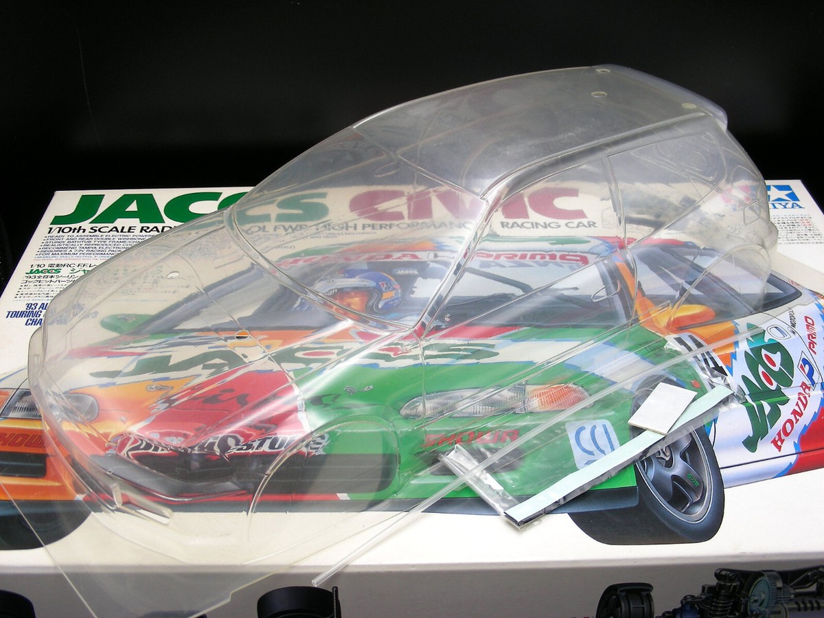Vintage Tamiya 58133 JACCS IDEMITSU MOTION Honda CIVIC Spare Clear
