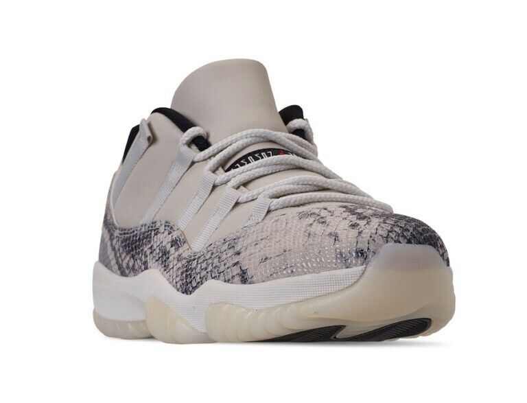 Nike Air Jordan 11 Low Snakeskin Light Bone CD6846-002 Men's Nike Air Jordan 11 Low Snakeskin Light Bone CD6846-002 Men's