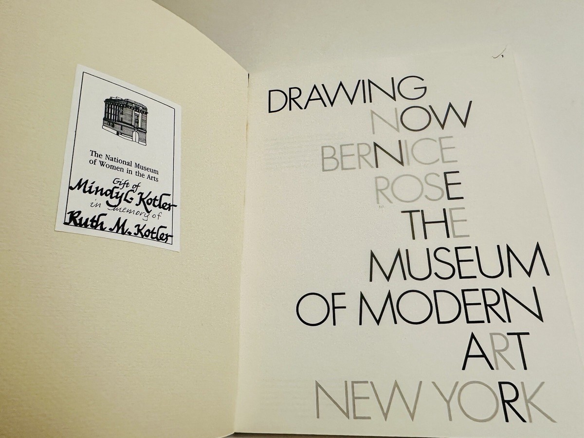 1976 DRAWING NOW BERNICE ROSE THE MUSEUM OF MODERN ART SOFTCOVER 