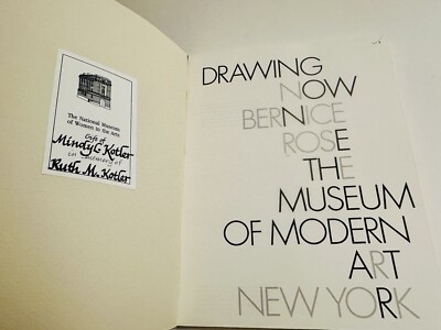 1976 DRAWING NOW BERNICE ROSE THE MUSEUM OF MODERN ART SOFTCOVER