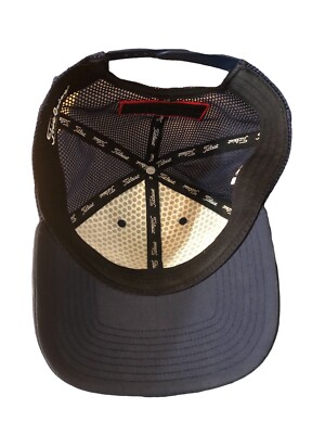TITLEIST PRO V1 FJ Footjoy Golf S/M Hat Cap Blue Red Embroidered A-Flex