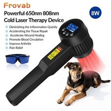 8W Powerful Cold Laser Therapy Device LLLT for Pain Relief Veterinary Soft Laser