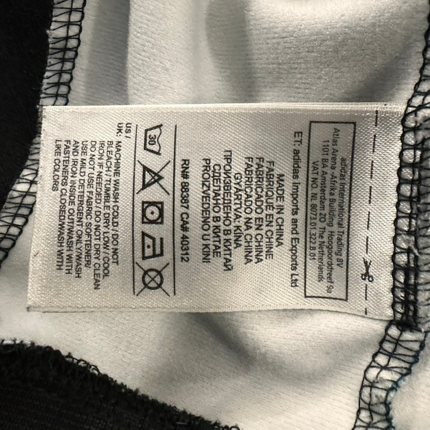 Adidas Men's Medium Blue Black Tie Die Full Zip Track Jacket Workout Activewear