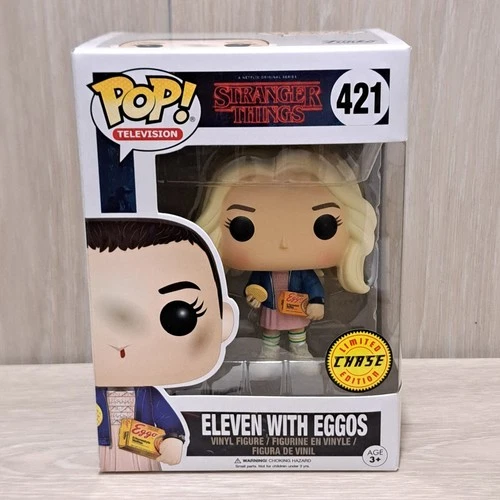 Funko Pop Eleven With Eggos #421 Limited Edition CHASE Stranger Things