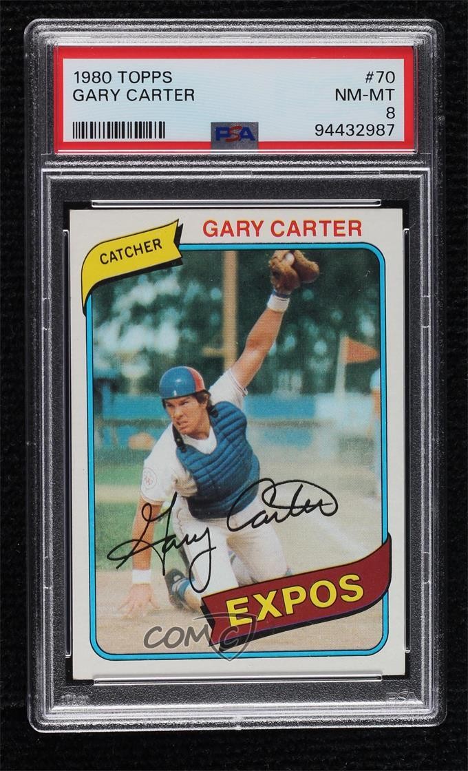 1980 Topps Gary Carter #70 PSA 8 HOF 0sf1