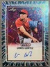 2025 Leaf Vivid Chris Cortez Auto Prospect Laser Teal Los Angeles Angels #9/10