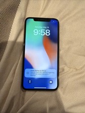 Apple IPhone X 64gb Unlocked Silver