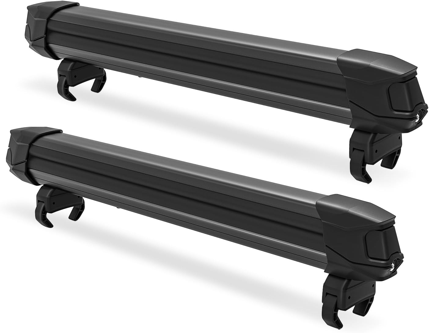 Lockable Ski & Snowboard Racks Car Roof with Sliding Feature for 6 Pairs Skis or