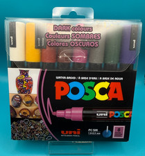 Posca PC-5M Acrylic Paint Marker Set Water-based 1.8mm to 2.5mm 8 Pack