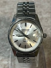 CITIZEN Seven Star Deluxe Men's Vintage Automatic Watch Silver Dial Used