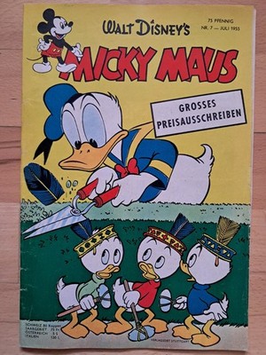Walt Disney's Mickey Mouse No. 7 from July 1955 - ORIGINAL Comic Book