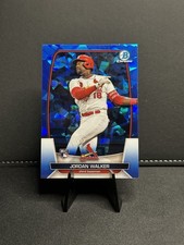 2023 Bowman Chrome Sapphire Jordan Walker #18 Cardinals Rookie