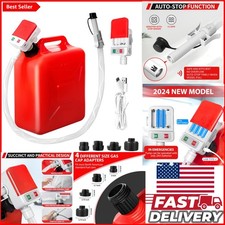 Automatic Fuel Transfer Pump with Auto-Stop  51'' Hose - Fast  Safe Solution