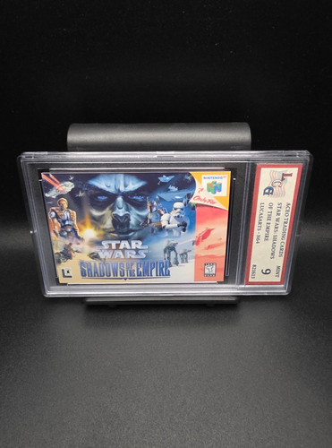 Star Wars: Shadows of the Empire LucasArts Nintendo 64 - Graded 9 [ACEO] MINT