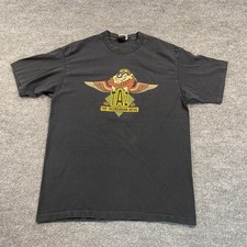 Vintage 90s Tasmanian Devil Taz Pilot Wings Shirt Large 22x29 Warner-Bros