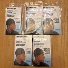 WaveBuilder Wave Cap Form Fitting 2 pack style 653 Lot Of 5 Made In The USA