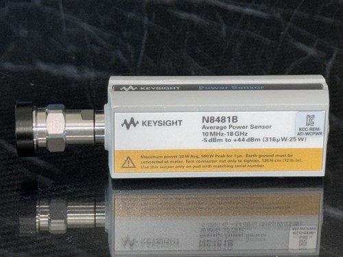 KEYSIGHT N8481B AVERAGE POWER SESNOR POWER SESNOR 10MHz-18GHz