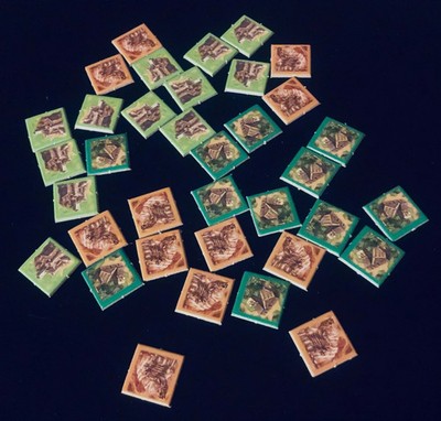 Catan Expansion Traders & Barbarians | All 36 Commodity Tokens | Game Pieces