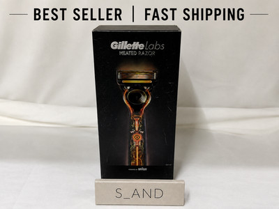 Gillette Labs Heated Razor Waterproof 5-Blade Cartridges and Dock New