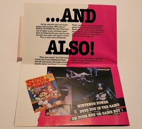 Nintendo Power Magazine Campione Promozionale Inserto Anteprima Ducktales NES Cover