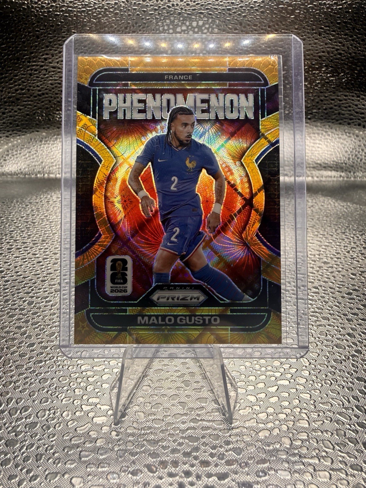 2026 Prizm FIFA World Cup Malo Gusto #11 Phenomenon Celestial Gold /10 🔥 view 1