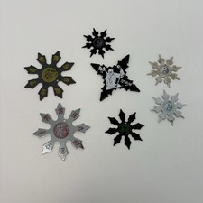 Lot of 7 VINTAGE 1980 ALAN LEE GRANDMASTER & OTHERS CHINESE NINJA THROWING STARS