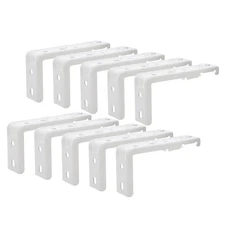  10 Pcs Curtain Mounting Bracket Ceiling Mounted Drapery Hardware