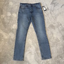 Tommy Hilfiger Jeans Boys Stretch Slim Straight Leg - Stone Blue - Size 12 NWT