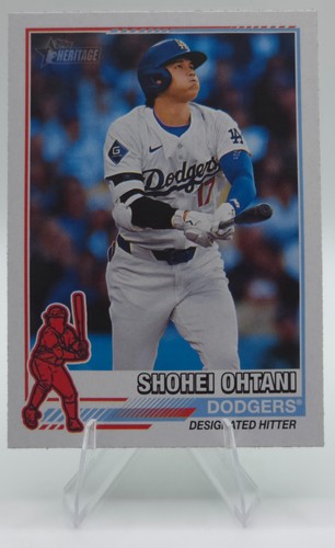 2025 Topps Heritage Shohei Ohtani 1976 Redefined Insert #76R-16 Dodgers