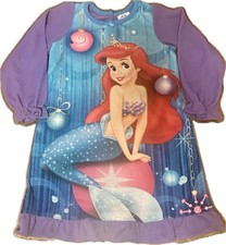 Vintage Little Mermaid Ariel Sleep Gown Size 4 Disney Princess