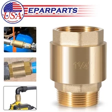 SP0465X-125 One Way Brass Check Valve, 1-1/4" NPT male in/ 1-1/4" FNPT out