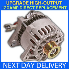 UPGRADE 120AMP ALTERNATOR fits FORD FOCUS Mk1 1.8 & 2.0 Zetec PETROL 1998-2004