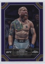 2024 Topps Chrome UFC Purple Refractor Josh Emmett #100 0r23