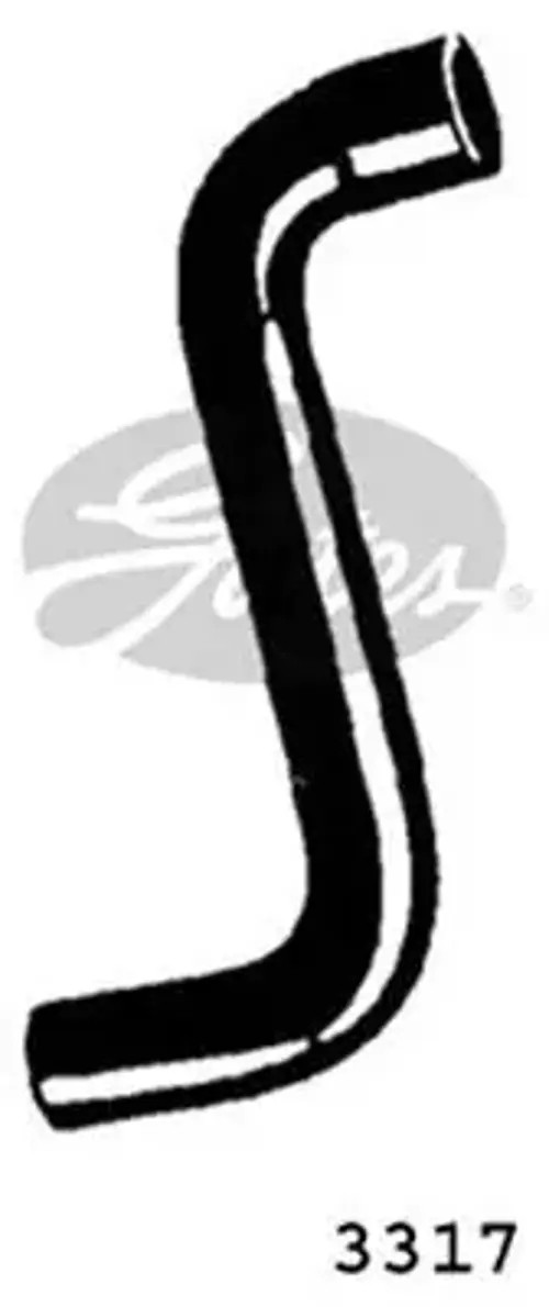 Upper GATES 3317 Radiator Hose for OPEL,VAUXHALL - Image 11