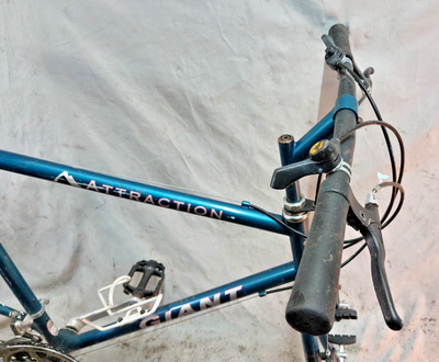 giant attraction bicycle 1998 Giant Attraction MTB Bike Frame Set X-Large Hardtail Rigid Chromoly  Steel ~