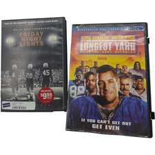 Friday Night Lights & The Longest Yard DVD Movie Sports Drama Comedy Lot of 2