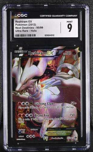 Pokemon Reshiram EX Next Destinies 95/99 Ultra Rare CGC 9 Mint