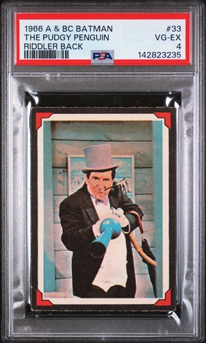 1966 A&BC Batman Riddler Back #33 — PSA 4