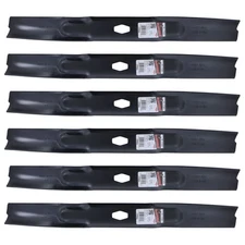 6 Rotary® 17223 Hi Lift Mower Blades for MTD® 742P05510 742-05510 46 in. Deck