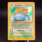 Pokemon Venusaur 15/102 - 1999 Base Set Holo Rare - NM Vintage WotC