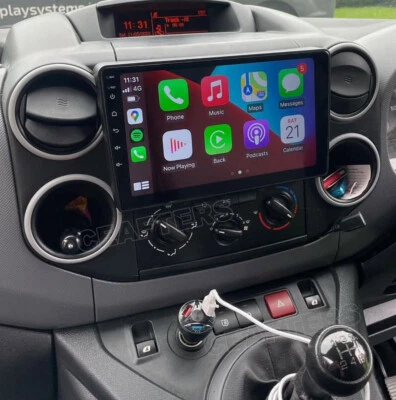 VORALLY For Peugeot Partner 2008-2019 Car Radio Stereo Headunit Android 14 GPS Carplay