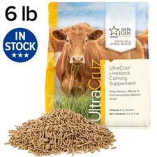 UltraCruz Livestock Calming Supplement, 5 lb, Pellet (20 Day Supply)