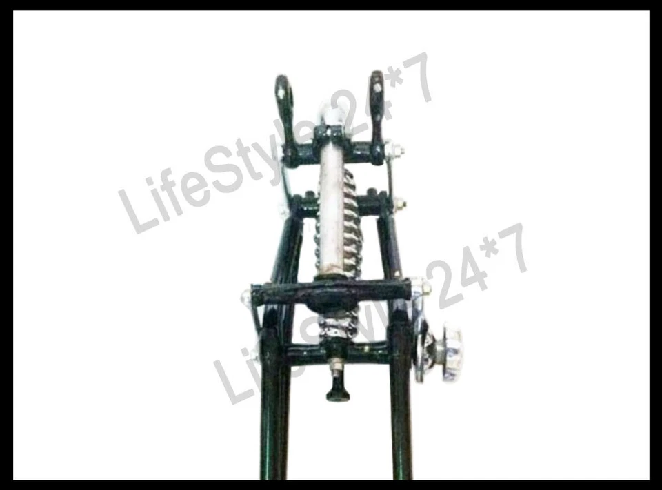 BSA M20 M21 500cc Chrome & Paint Front End Girder Forks Complete Assembly - Image 2 of 3