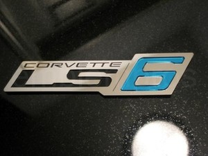 Z51 /'ZR1/' MIRROR STAINLESS STEEL /& ACRYLIC EMBLEM BADGE C5 C6 C7