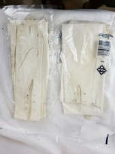Two pairs of nice leather women gloves, excellent, white