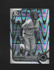 2022 Bowman Draft Allan Cerda BDC-22 Chrome Black & White RayWave Refractor
