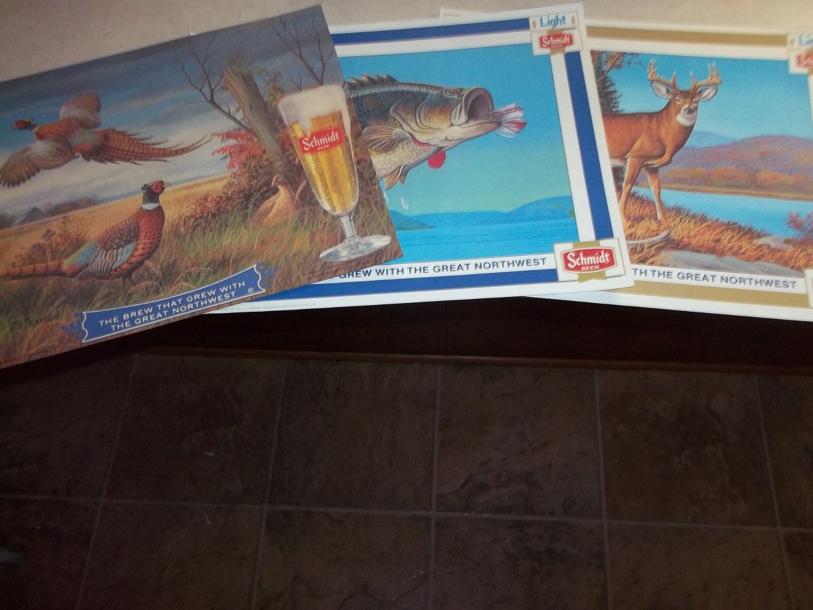 3 Different Old SCHMIDT BEER PLACEMATS SIGNS Minnesota Mn. Bar Tavern Saloon eBay